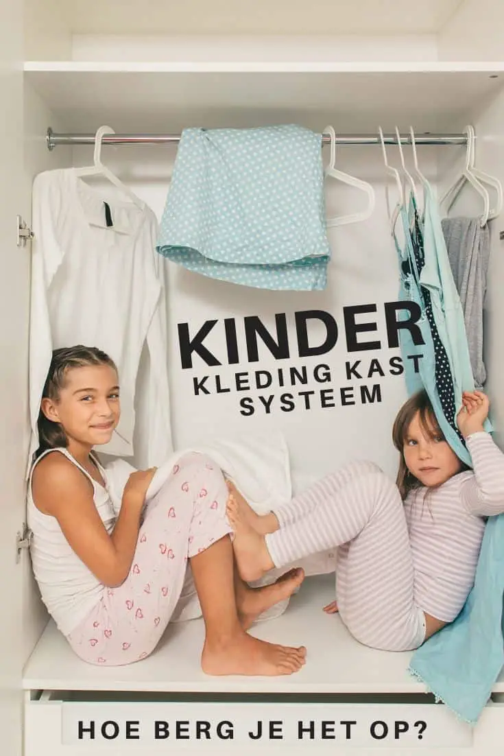 Kinder kleding kast systeem