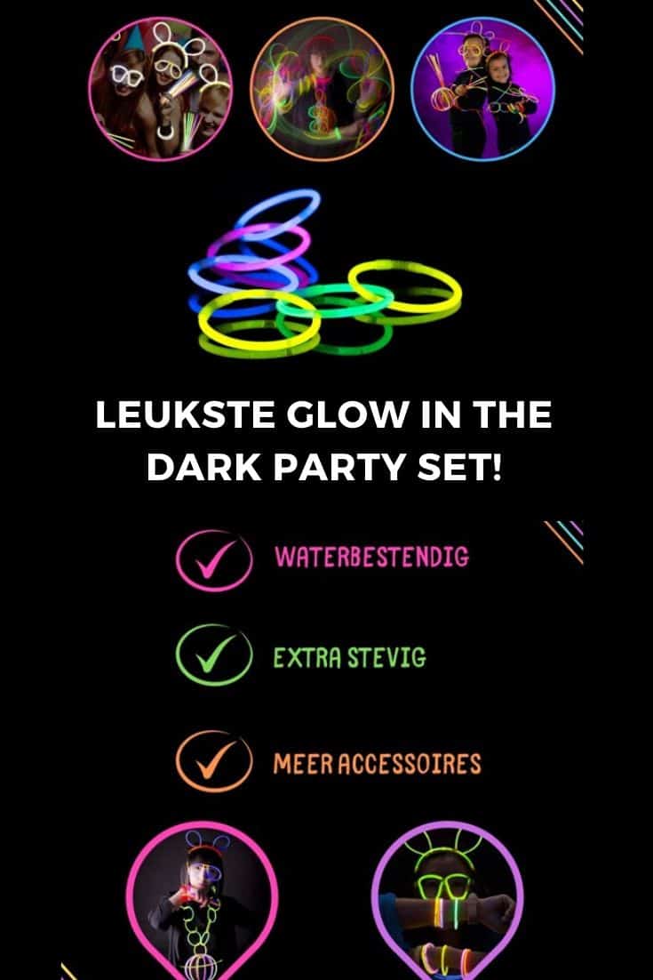 Leukste glow in the dark party set