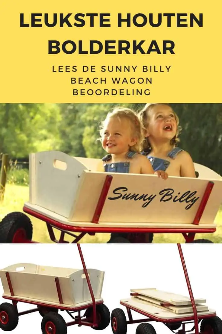 Schönster Holzwagen sonniger Billy Strandwagen