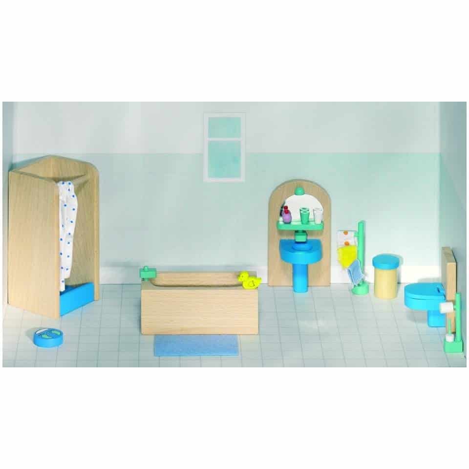 Goki poppenhuis badkamer