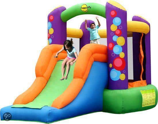 Happy hop super slide tower inflatable with slide