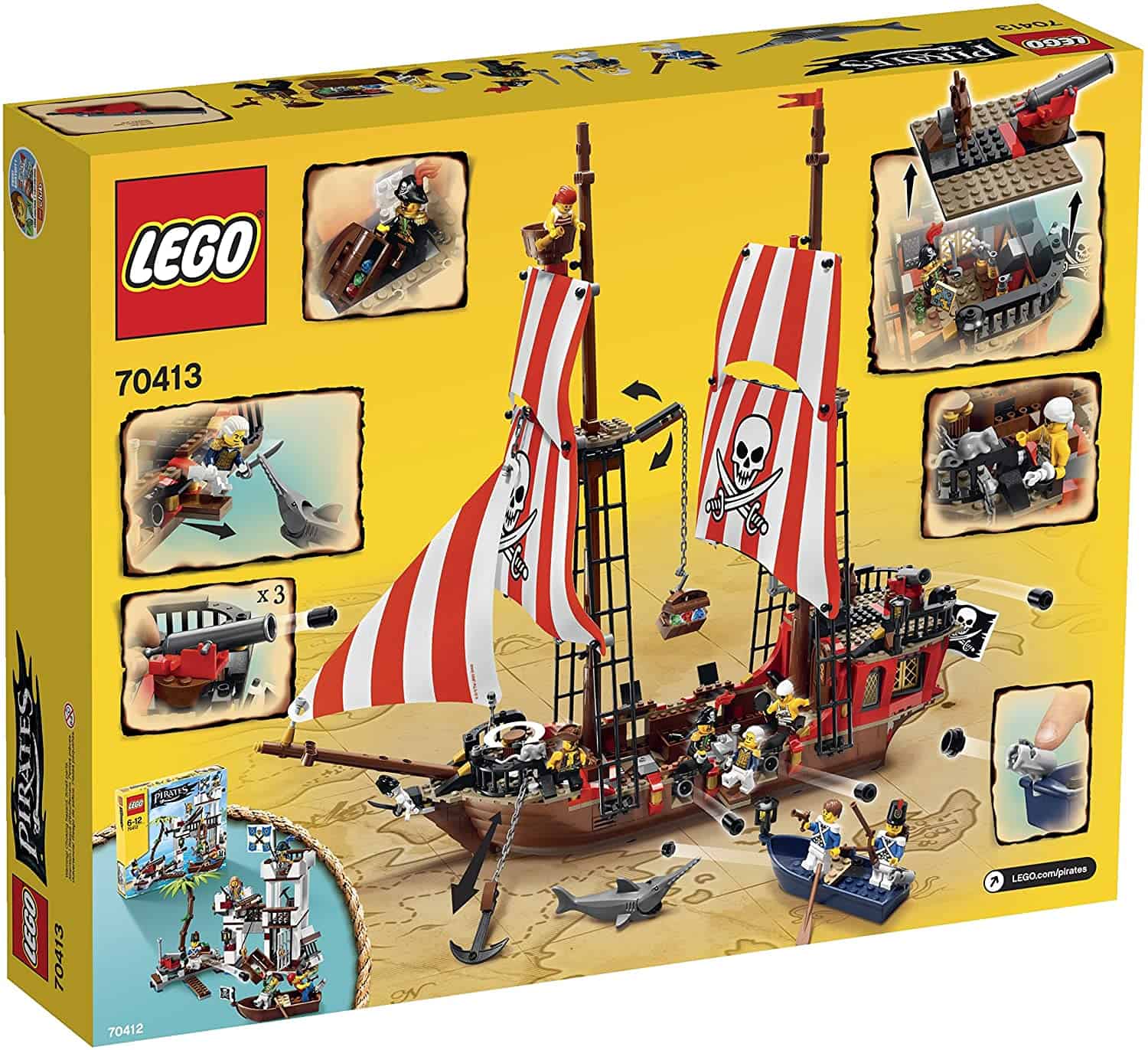 Leukste LEGO Pirates schip: Piratenschip The Brick Bounty 70413
