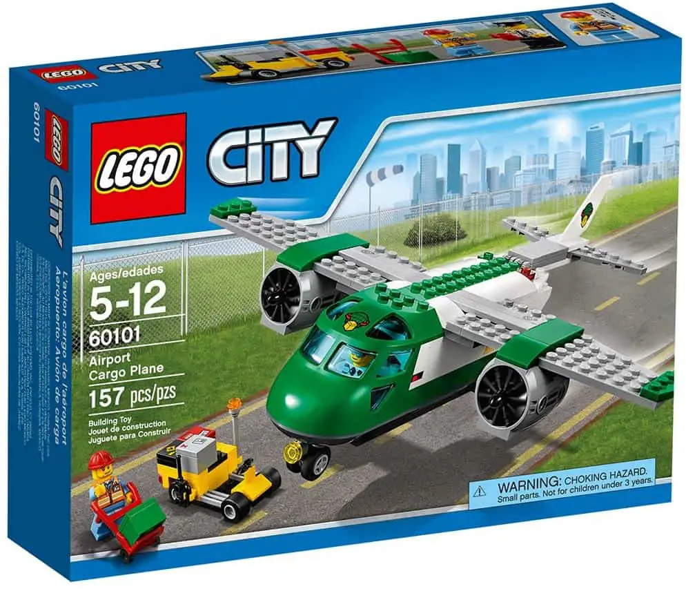 Mejor avión urbano de Lego: Avión de carga del aeropuerto 60101