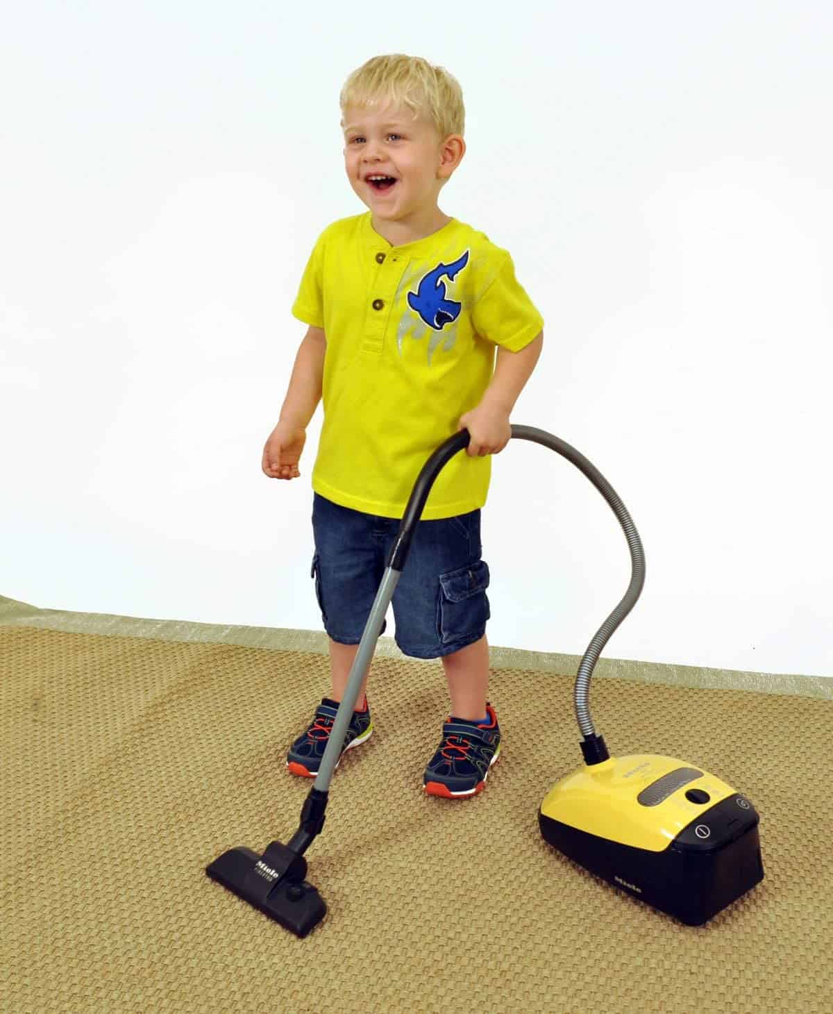 Cutest realistic toy vacuum cleaner: Theo Klein Miele 6841
