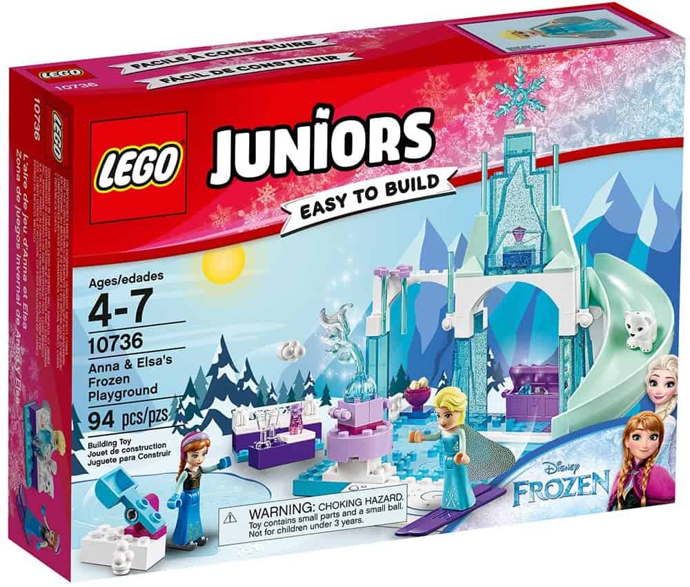 Best set with Anna and Elsa: LEGO Juniors Frozen Playground 10736