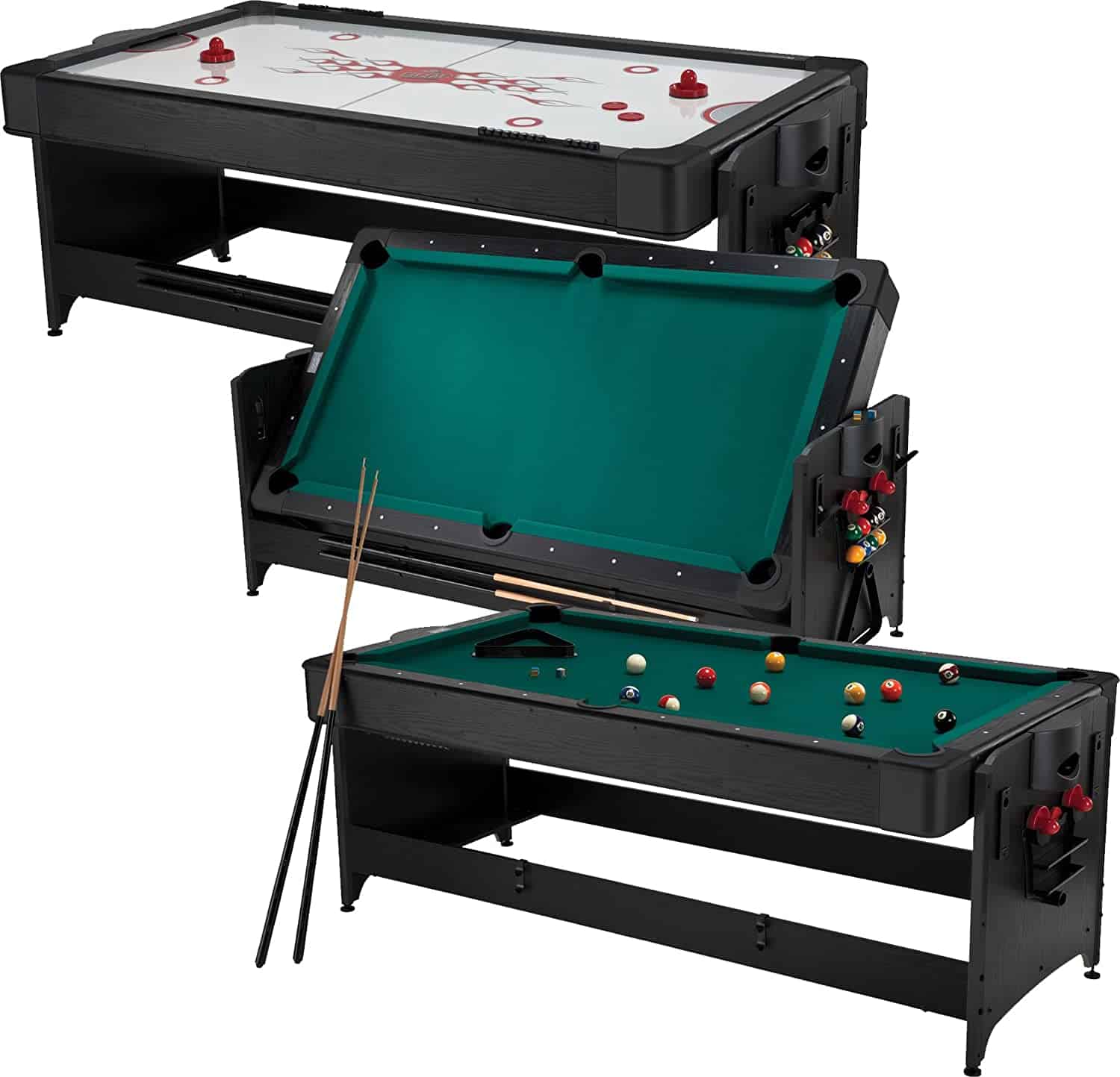Best 2-in-1 Air Hockey & Pool Table: Fat Cat Cougar Reverso