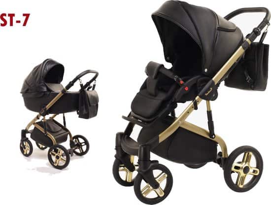 Best stroller with leather: Baby Fashion stylo eco leather