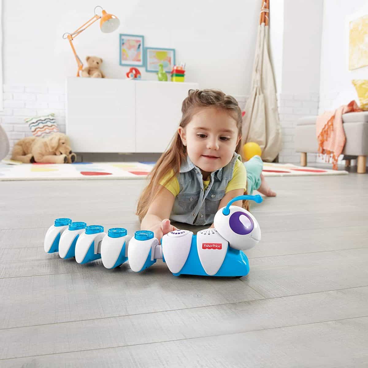 Codice-a-pilastro Fisher Price: Co-de-caterpillar