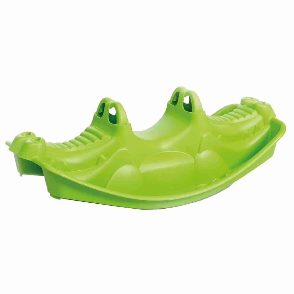 Best green seesaw: Paradiso Toys roll-up crocodile