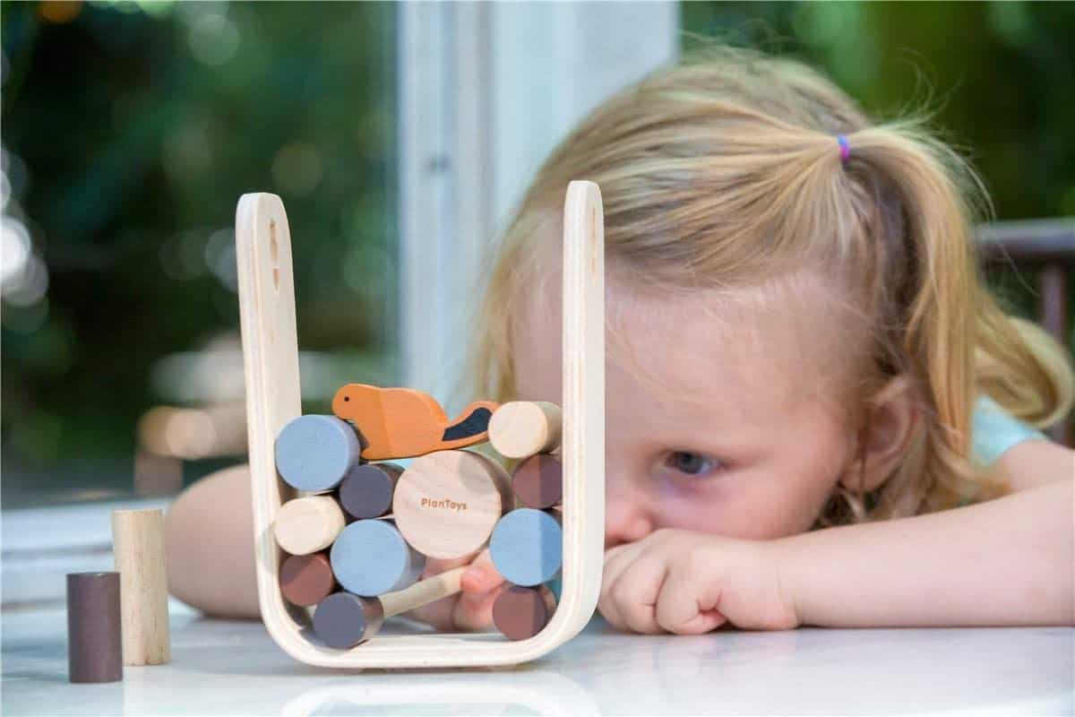 Leukste houten stapelspel: Plan Toys bever stapelen