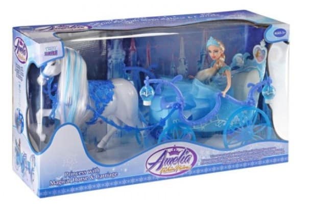 Cutest toy horse with carriage: Horse and Princess