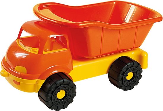 El mejor camión de juguete para la caja de arena: camión volquete de 36 cm