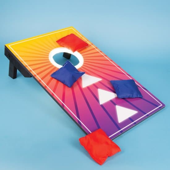 Light up bean bag toss