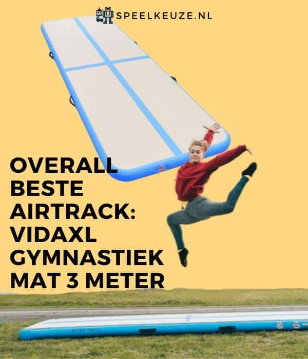 Mejor pista de aire en general: Colchoneta de gimnasia VidaXL de 3 metros