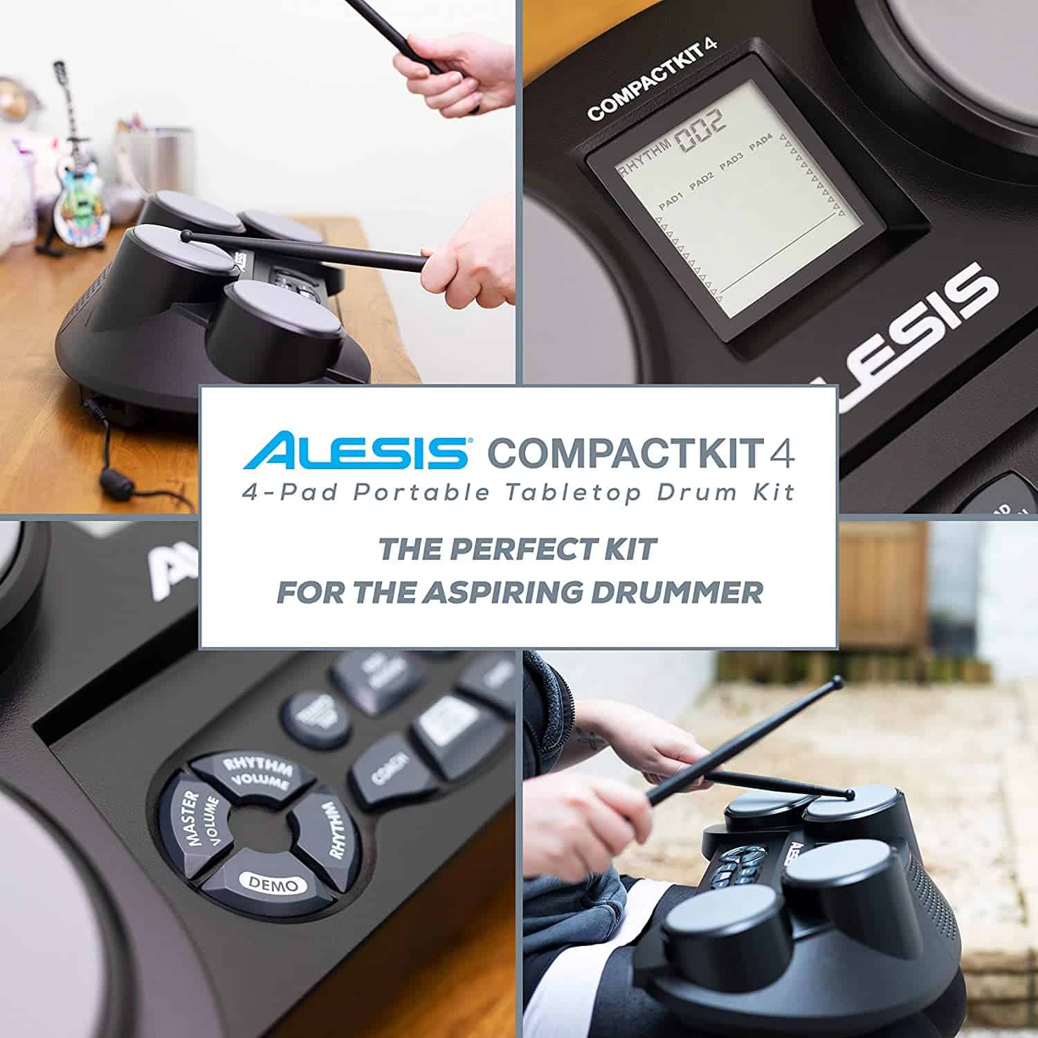 Overall best table drum kit: Alesis CompactKit 4
