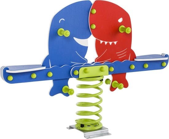 Seesaw shark twins: KBT Feather Animal Duo