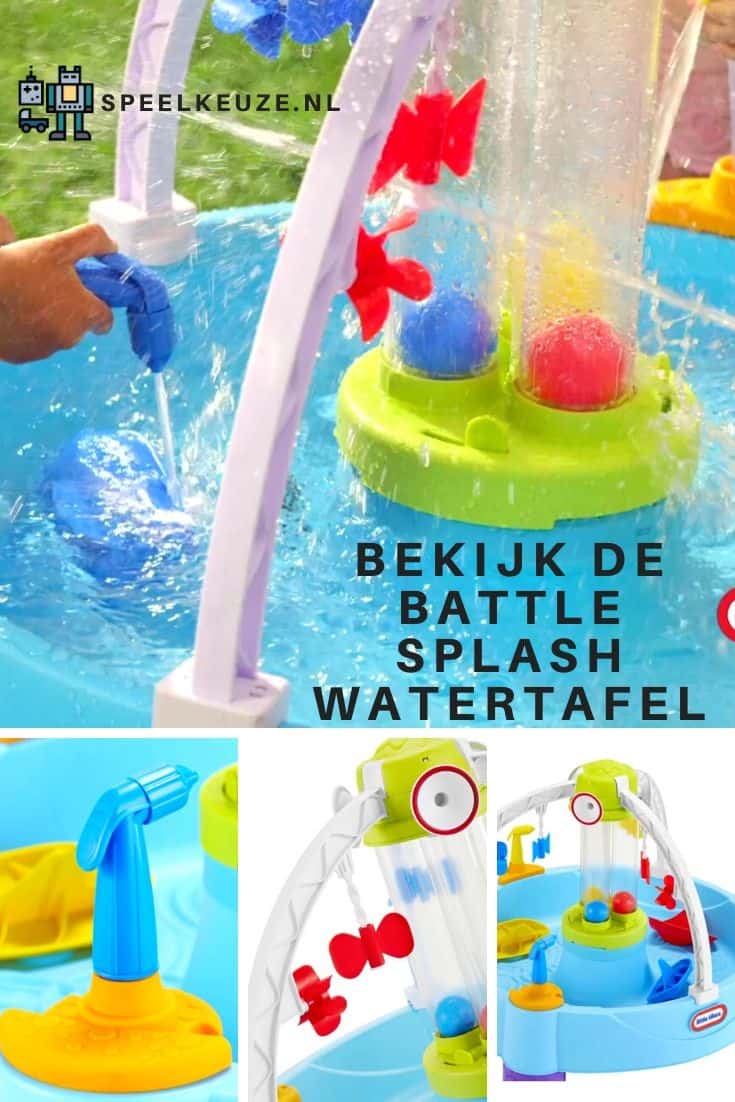 The water cannons and things to aim for from the Little Tikes Battle Splash water table