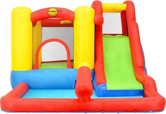 Best ball pit with slide: Bounceland Happy Hop Bouncy castle with slide and splash pool