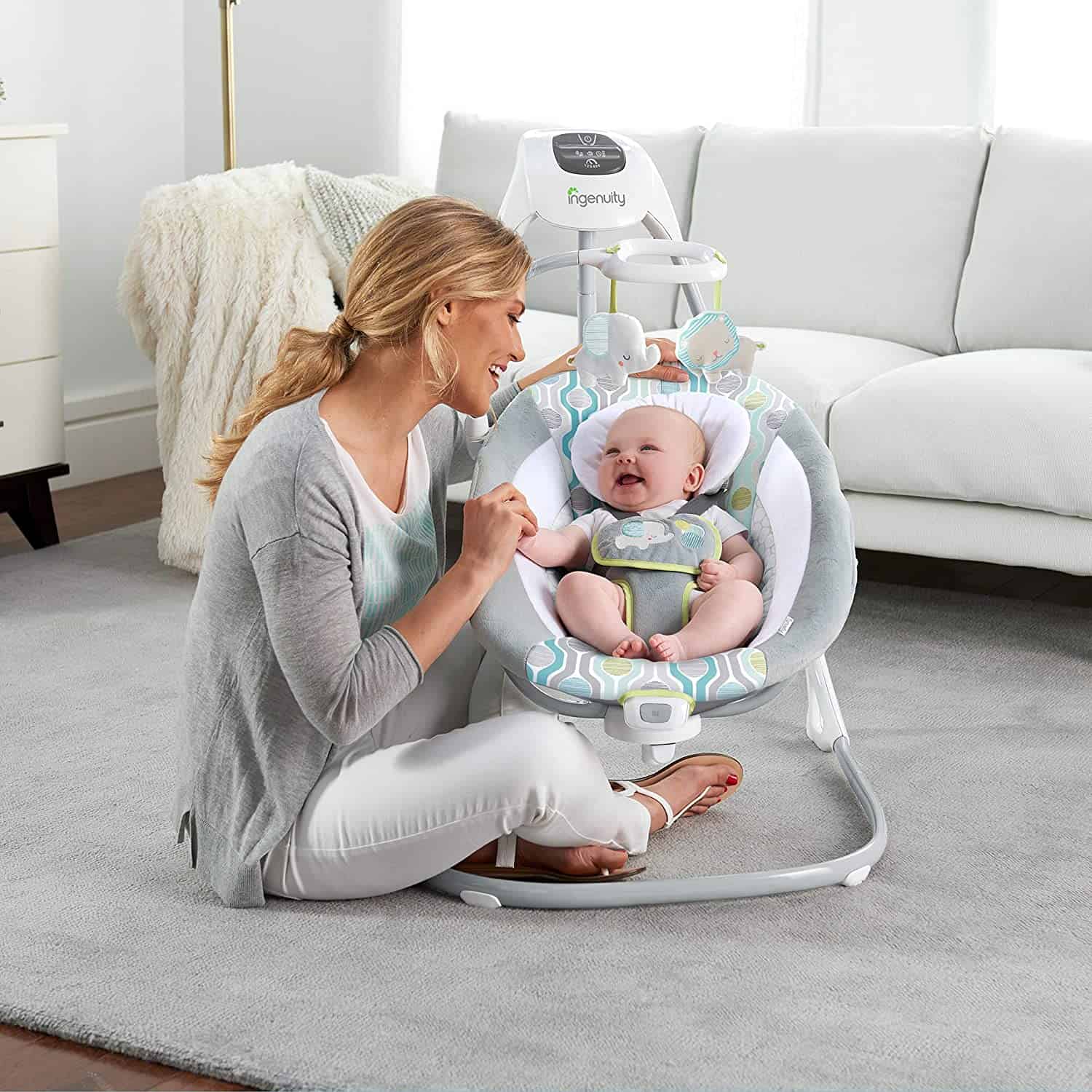 Best Electric Automatic Baby Swing: Ingenuity Everston