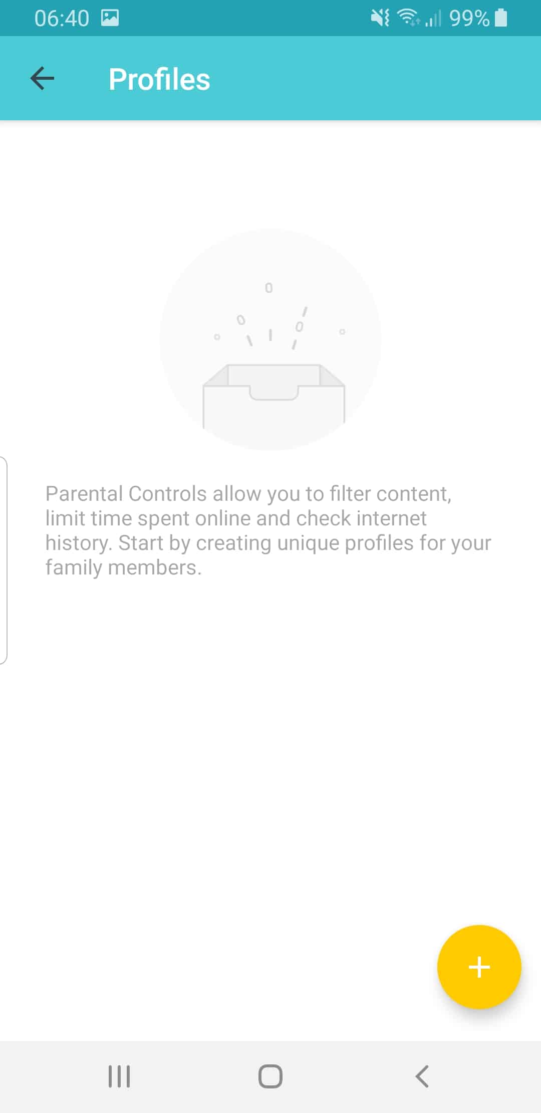 Create Deco P9 profile with parental settings
