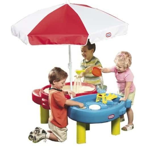 Handy water table with parasol: Little Tikes Sand and Sea