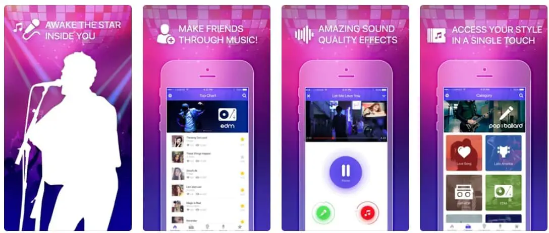 Canta al karaoke e registra l'app per iPhone