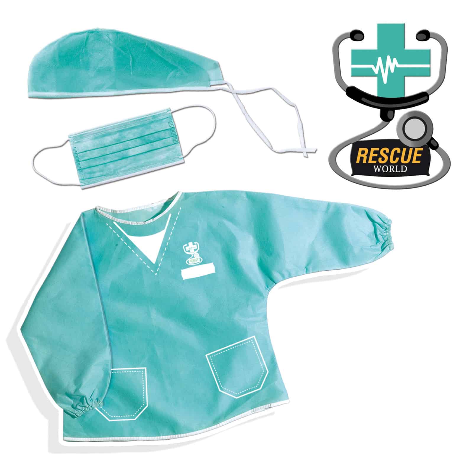 Conjunto de disfraces de doctor más lindo: Clowny Rescue World Surgeon