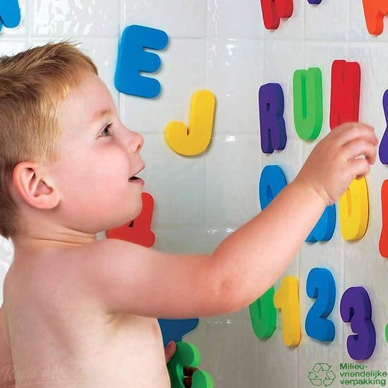 Cutest shower toys with letters: Rapid Meteor Baby Foam Foam Letters