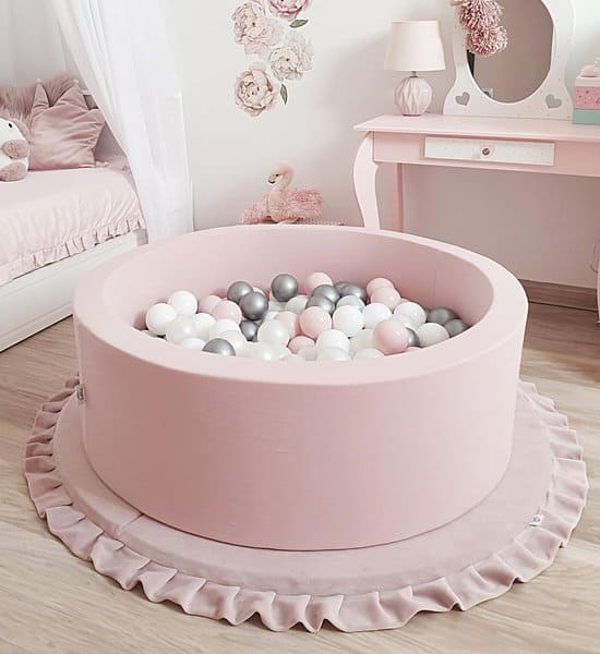 Cutest pink ball pit: Trendbox Mii mi memory foam