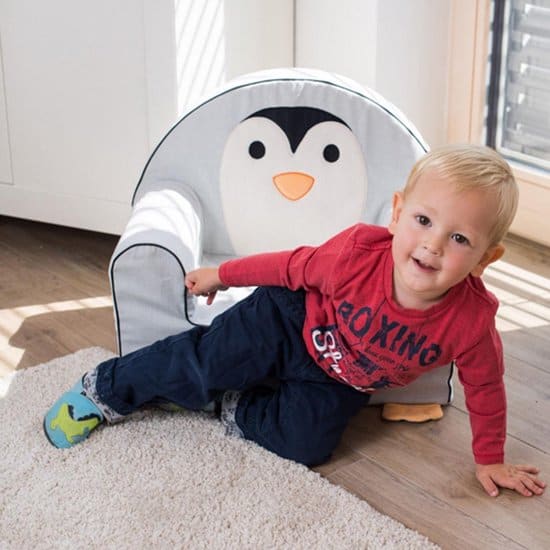 Leukste stoeltje voor in speelhuisje: Bubaba Kinderfauteuil Penguin