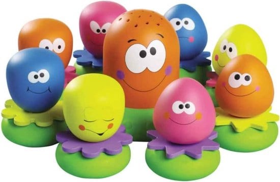 Happiest shower figures Tomy Octopals