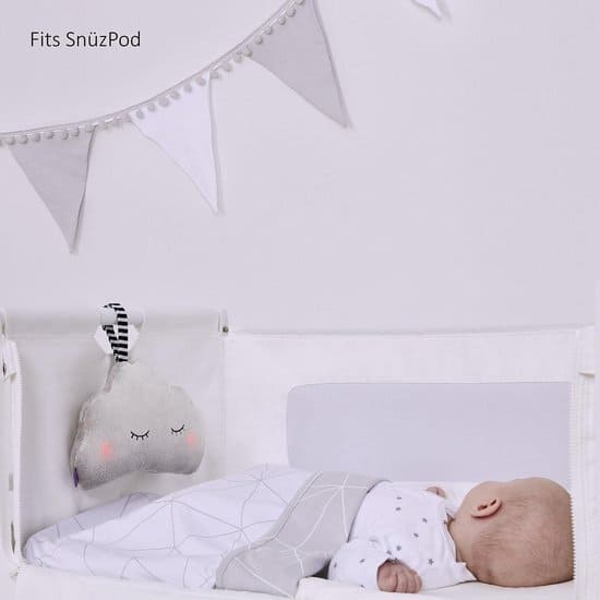 Los mejores juguetes para bebés con luz: SnuzCloud Sleeping Stuffed Toy