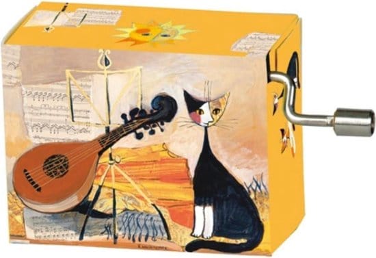 Mejor caja de música con piel Elise: Rosina Wachtmeister Music Cat Violin