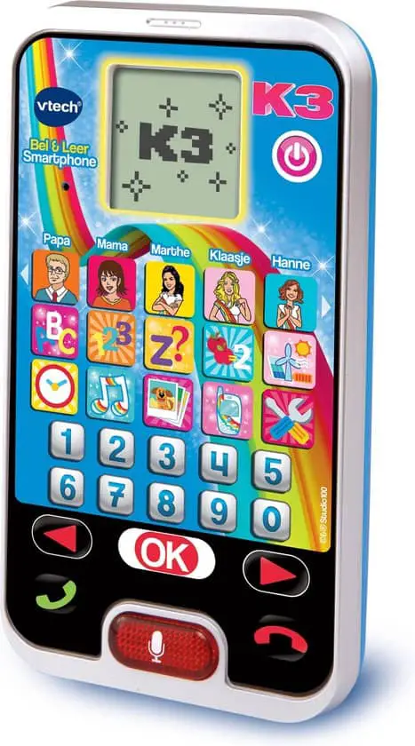 El mejor teléfono inteligente de juguete: VTech Preschool K3 Call & Learn