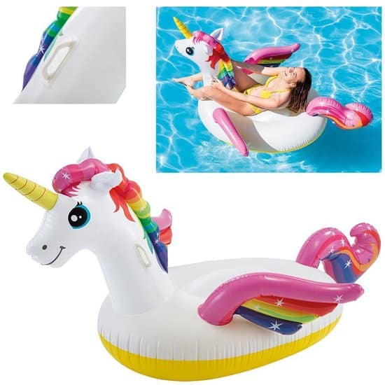 Mejor unicornio de piscina: Unicornio inflable Intex