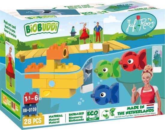 BiOBUDDi Juf Roos Drei kleine Fische