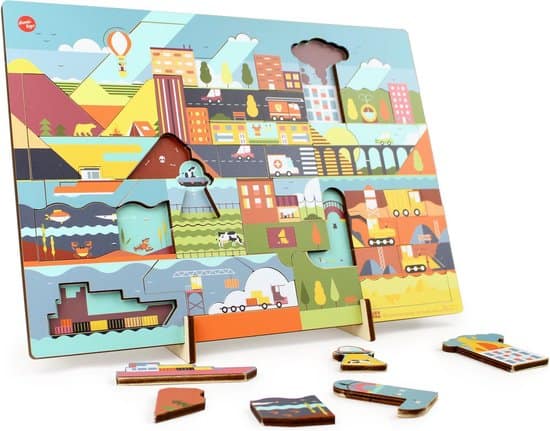 Wooden Design Puzzle 'Day' - Kars and Boom