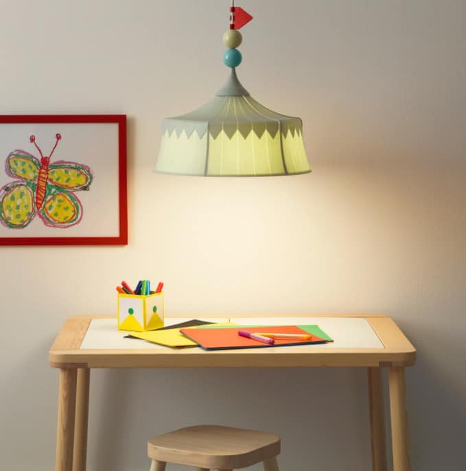 La lámpara infantil más bonita de Ikea: lámpara colgante Trollbo