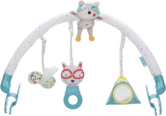 Los juguetes de bebé más lindos para el cochecito: Badabulle Play Arch Universal Montagne