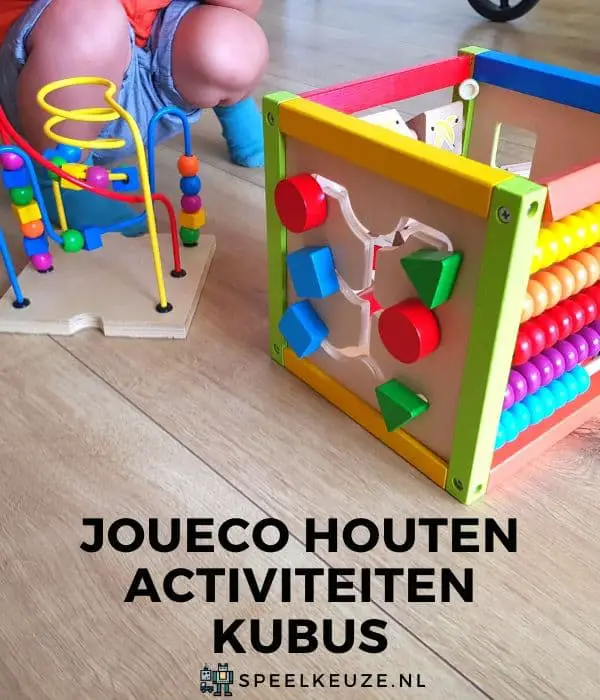 Best wooden activity cube: Jouéco Activity Cube