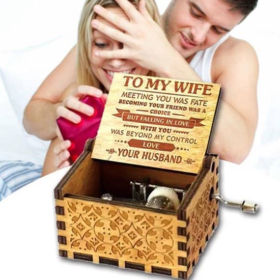 Caja de música romántica para tu esposa: Caja de música - mini