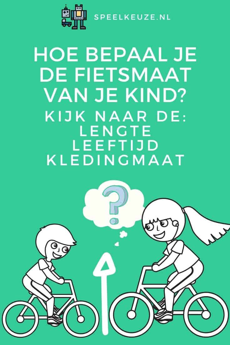 Zo bepaal je de fietsmaat van je kind