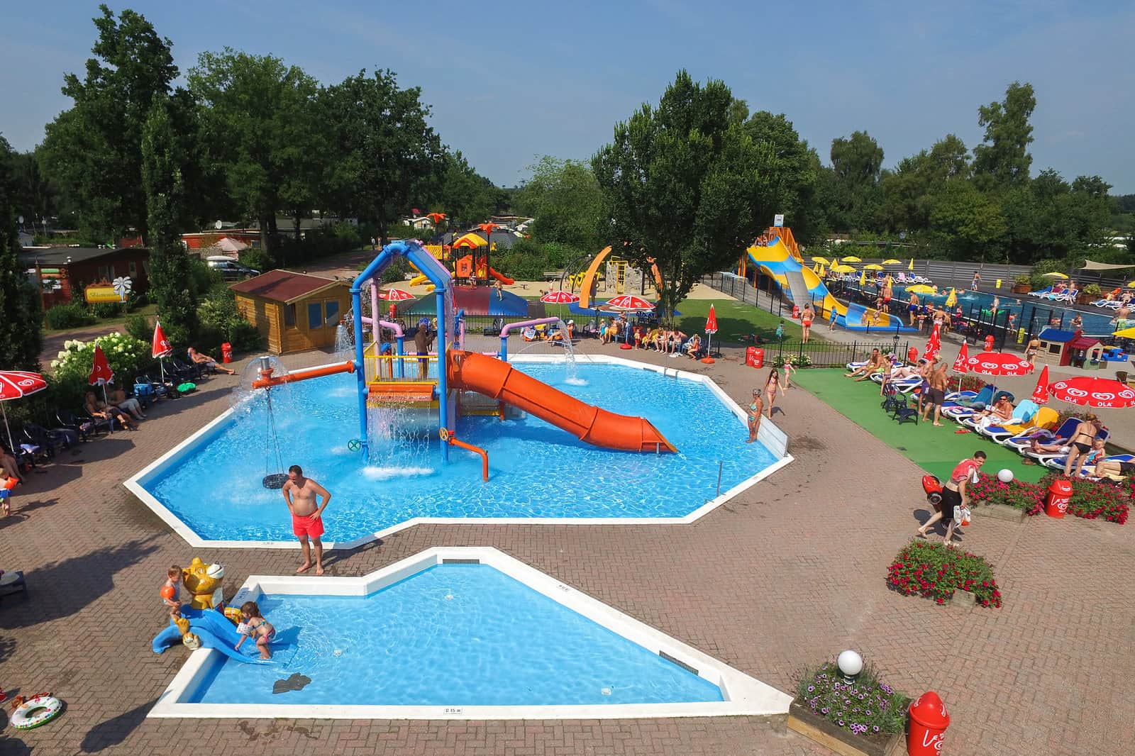 La mejor piscina al aire libre en Overijssel para niños pequeños: campamento de cuento de hadas en Rheeze