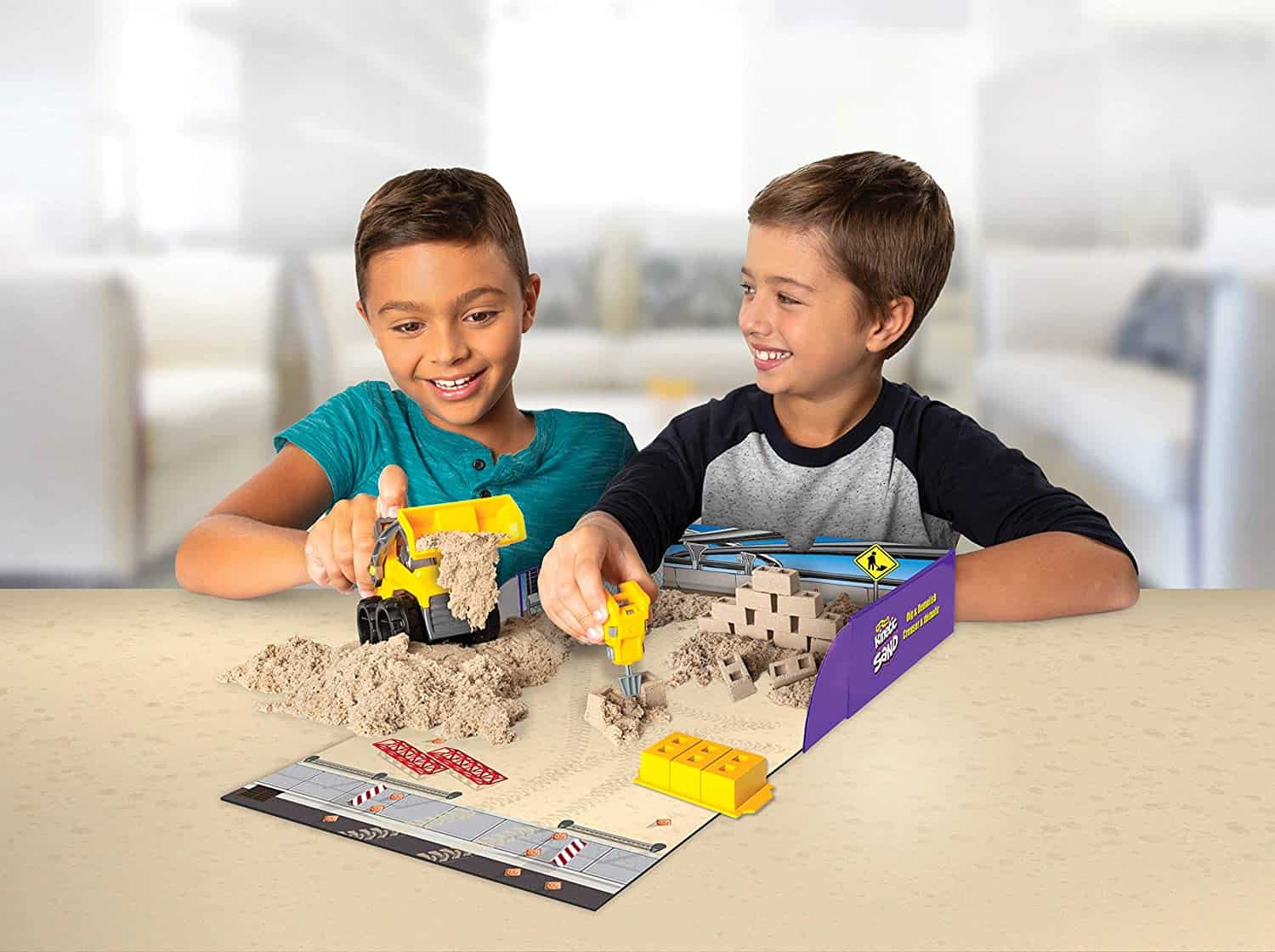 Beste kinetisch zand speelset: Kinetic Sand bouwplaats