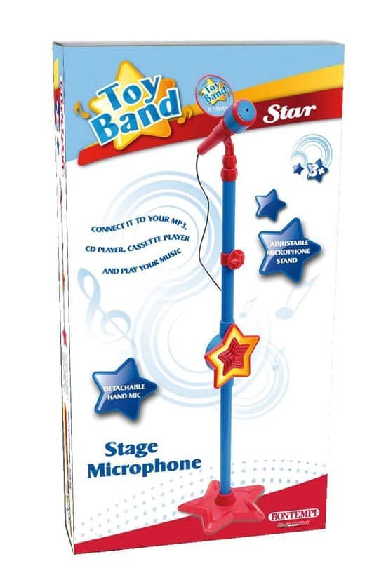 Mejor en soporte: Bontempi Microphone Karaoke con soporte