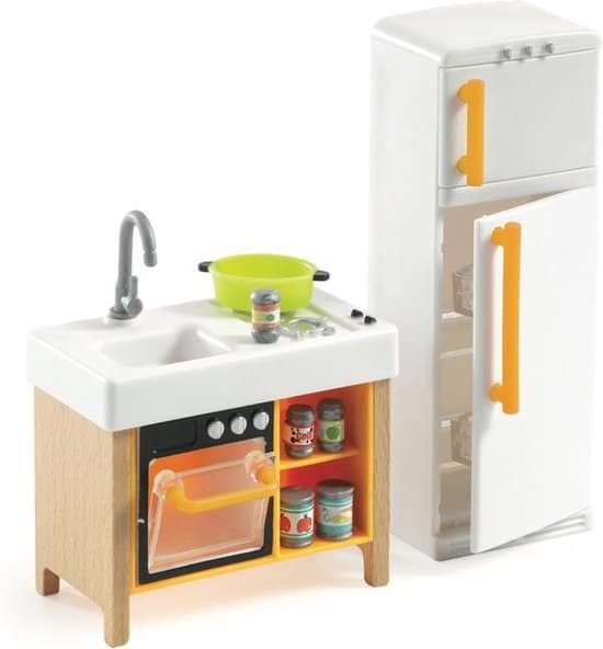 Best dollhouse stove: Djeco kitchen