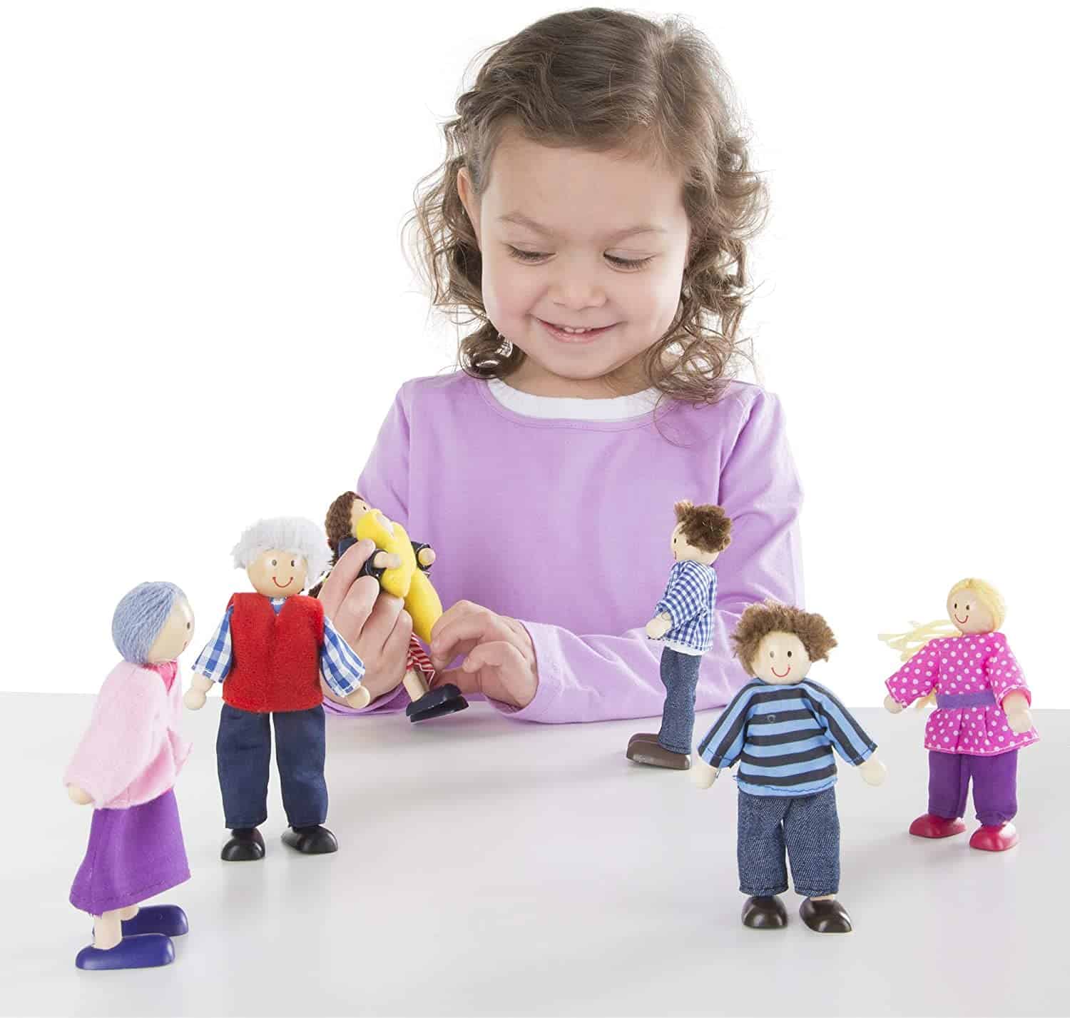 Las mejores muñecas de casa de muñecas: familia de casas de muñecas Melissa & Doug