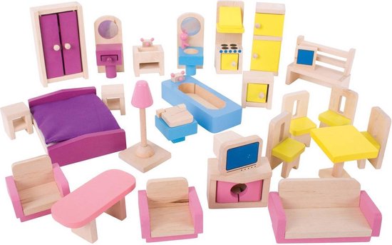 Leukste poppenhuis interieur: BigJigs