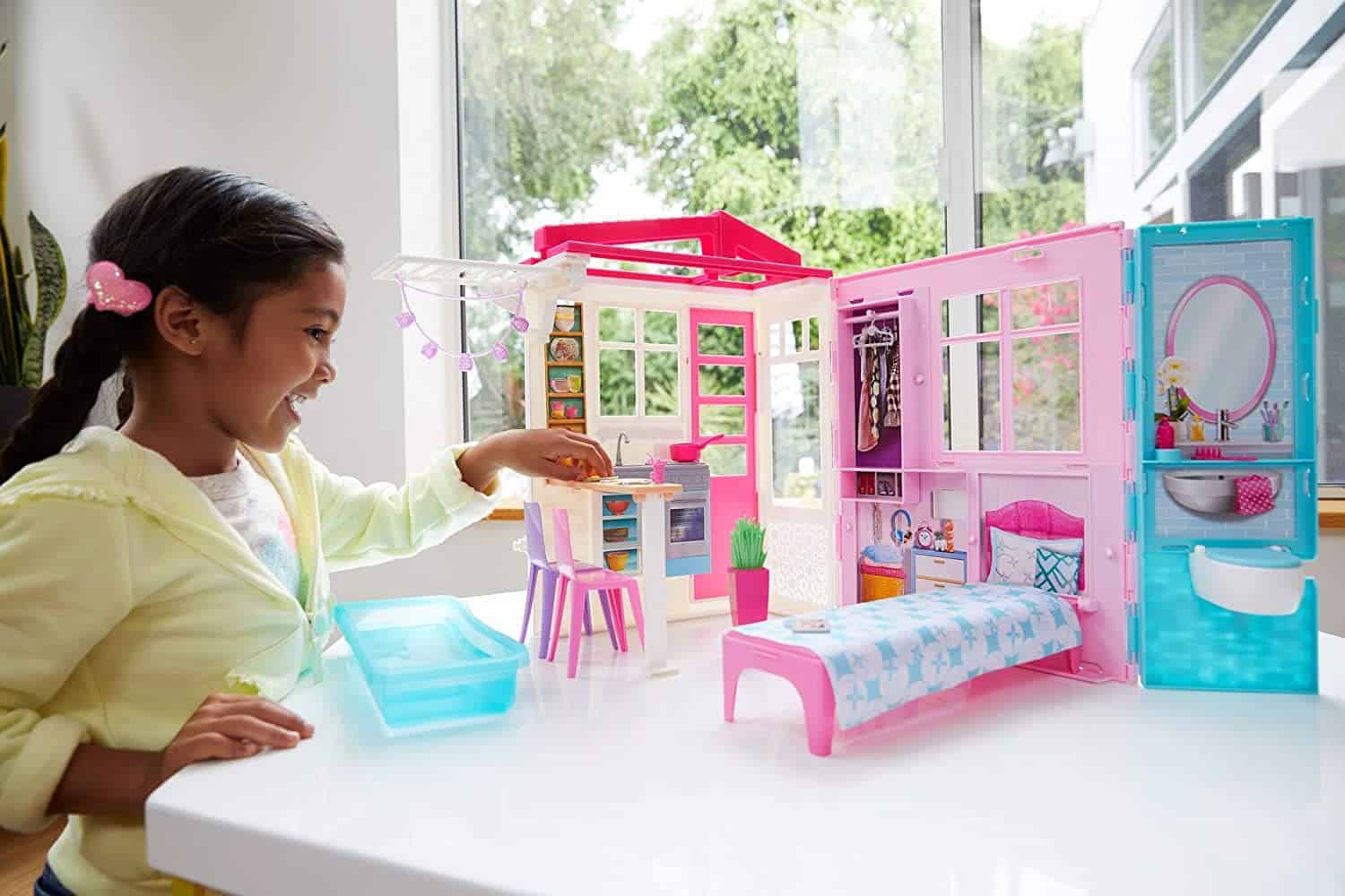 La mejor casa de muñecas Barbie - Casa de muñecas plegable Barbies