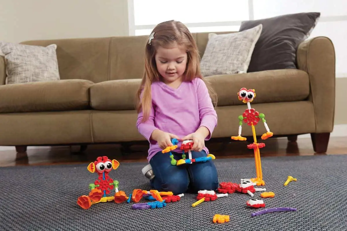 Los animales más lindos para construir a partir de 3 años: Kid K'Nex Zoo Friends juguetes de construcción para niños pequeños (plástico)